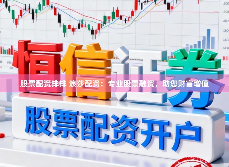 股票配资排排 浪莎配资:专业股票融资,助您财富增值