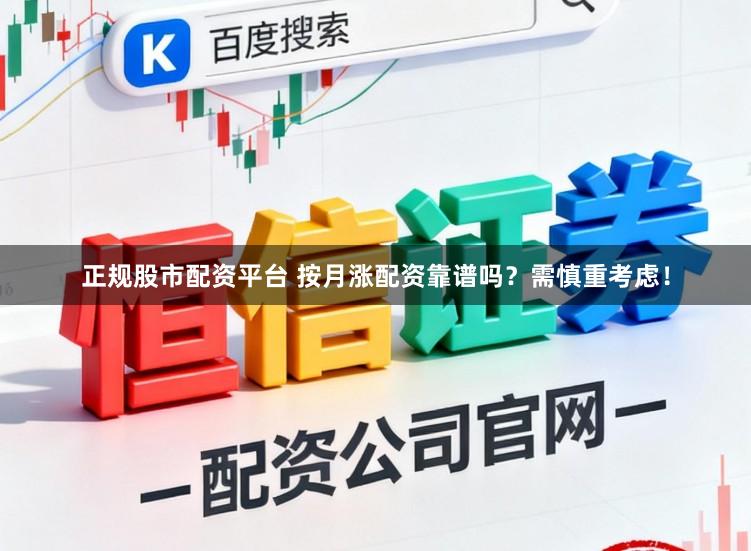 正规股市配资平台 按月涨配资靠谱吗？需慎重考虑！