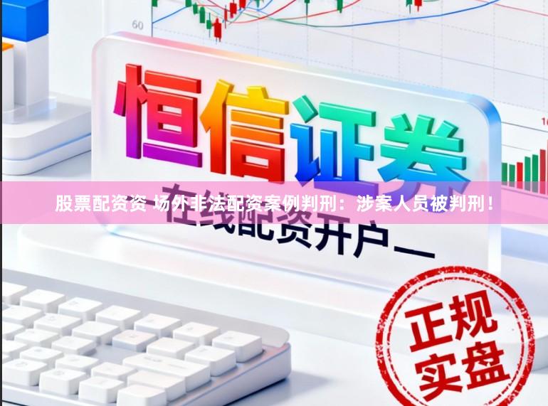 股票配资资 场外非法配资案例判刑：涉案人员被判刑！